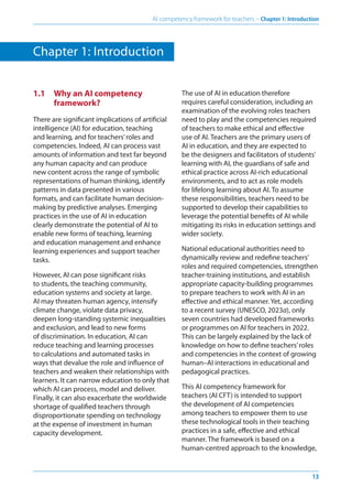 AI Framework for Teachers by UNESCO:Guiding teachers on AI use and ...