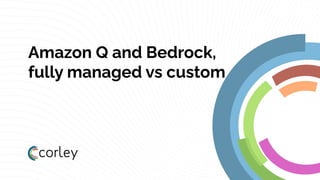 Amazon Q and Amazon Bedrock, fully managed vs. custom - 2025-06-25 | PDF