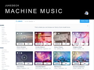 M A C H I N E M U S I C
J U K E D E C K
 