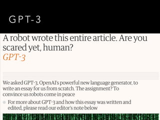 G P T- 3
 