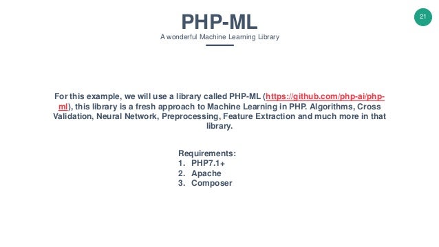 php ml example