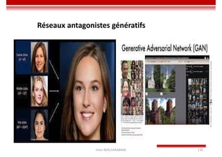 Imen BEN CHAABANE 135
Réseaux antagonistes génératifs
 