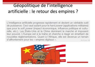 Géopolitique de l’intelligence
artificielle : le retour des empires ?
 