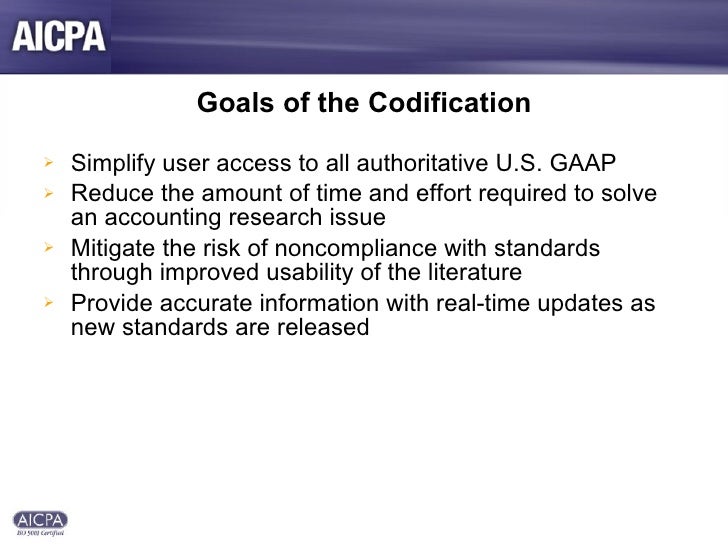 AICPA FASB Accounting Standards Presentation