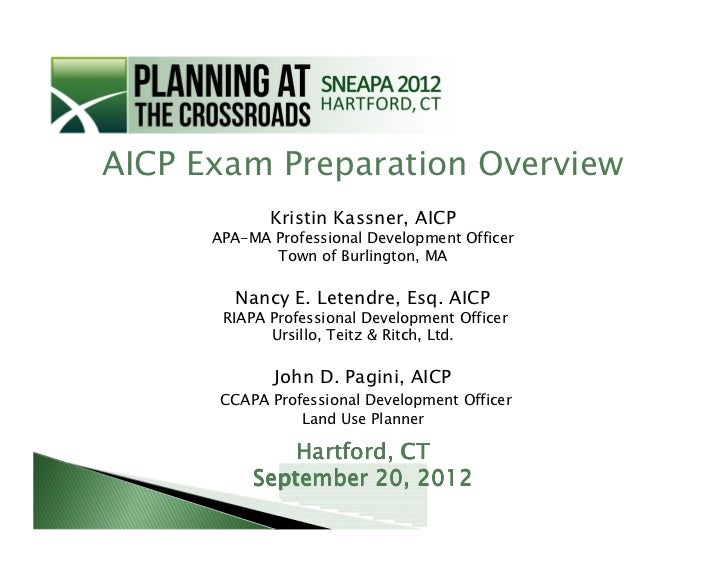AICP Exam Fragen