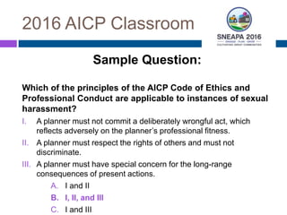 Aicp exam prep