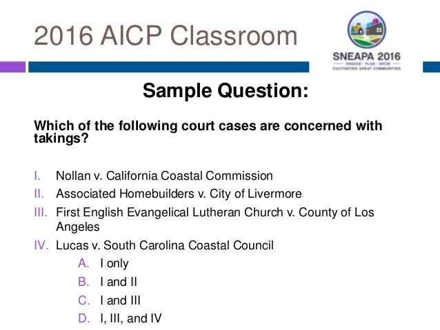 AICP Testfagen