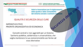 Sicurezza
delle
cure
 