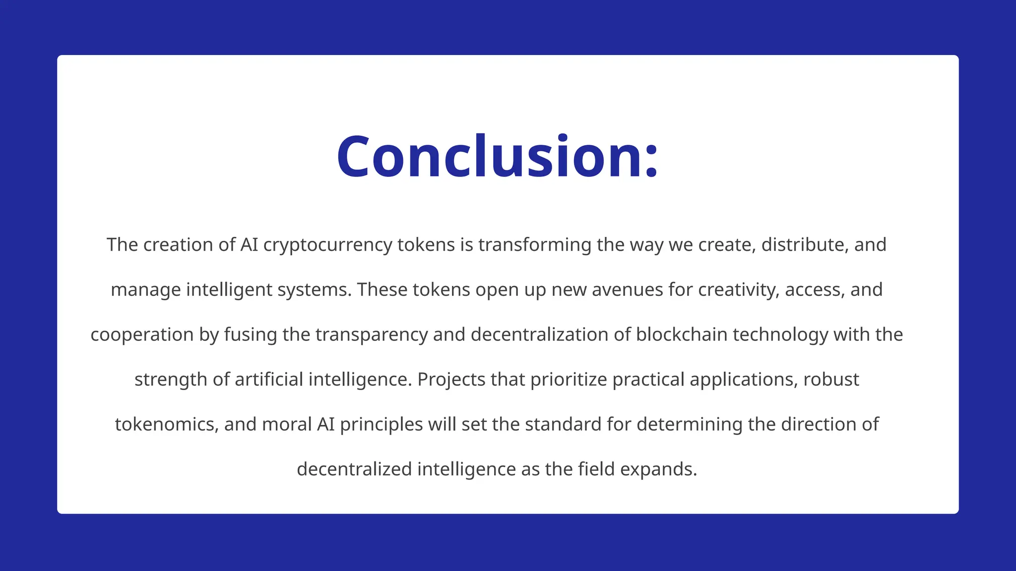 AI Crypto Token Development A Comprehensive Guide | PPTX