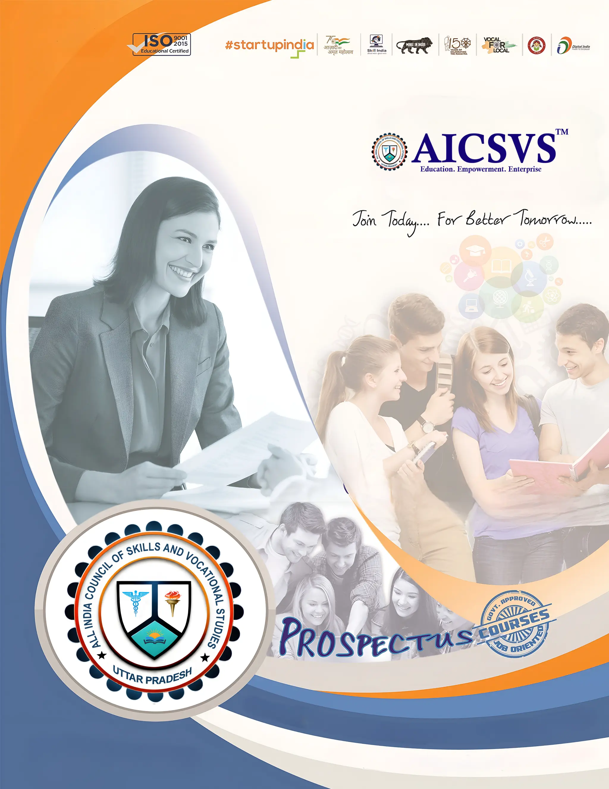 All India Council of Skills and Vocational Studies (AICSVS) PROSPECTUS 2025  | PDF