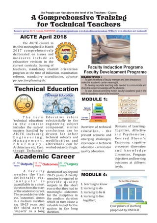 Faculty Induction Program Faculty Developement & Faculty Induction Program | PDF