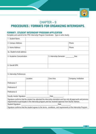 Sample Internship Program Policy Aicte internship policy | PDF