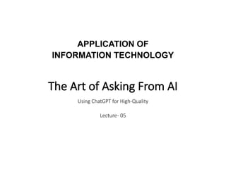 AICT Lecture 05 Artificial Intelligence.pptx