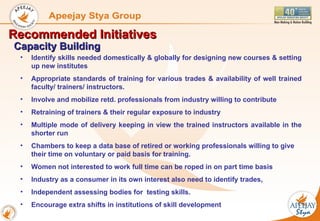 National & International Experiences in Skill Development and ...