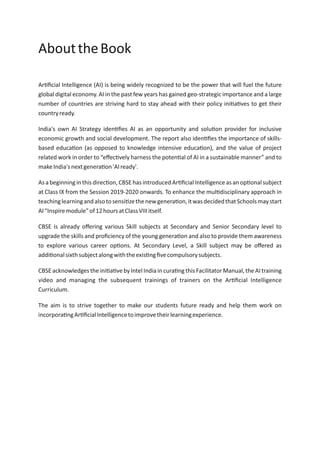 AI handbook cbse - basics of Artificial intelligence | PDF