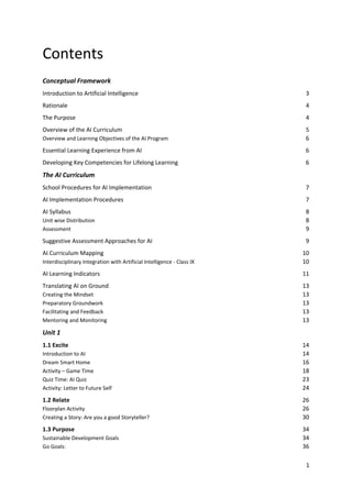 AI handbook cbse - basics of Artificial intelligence | PDF