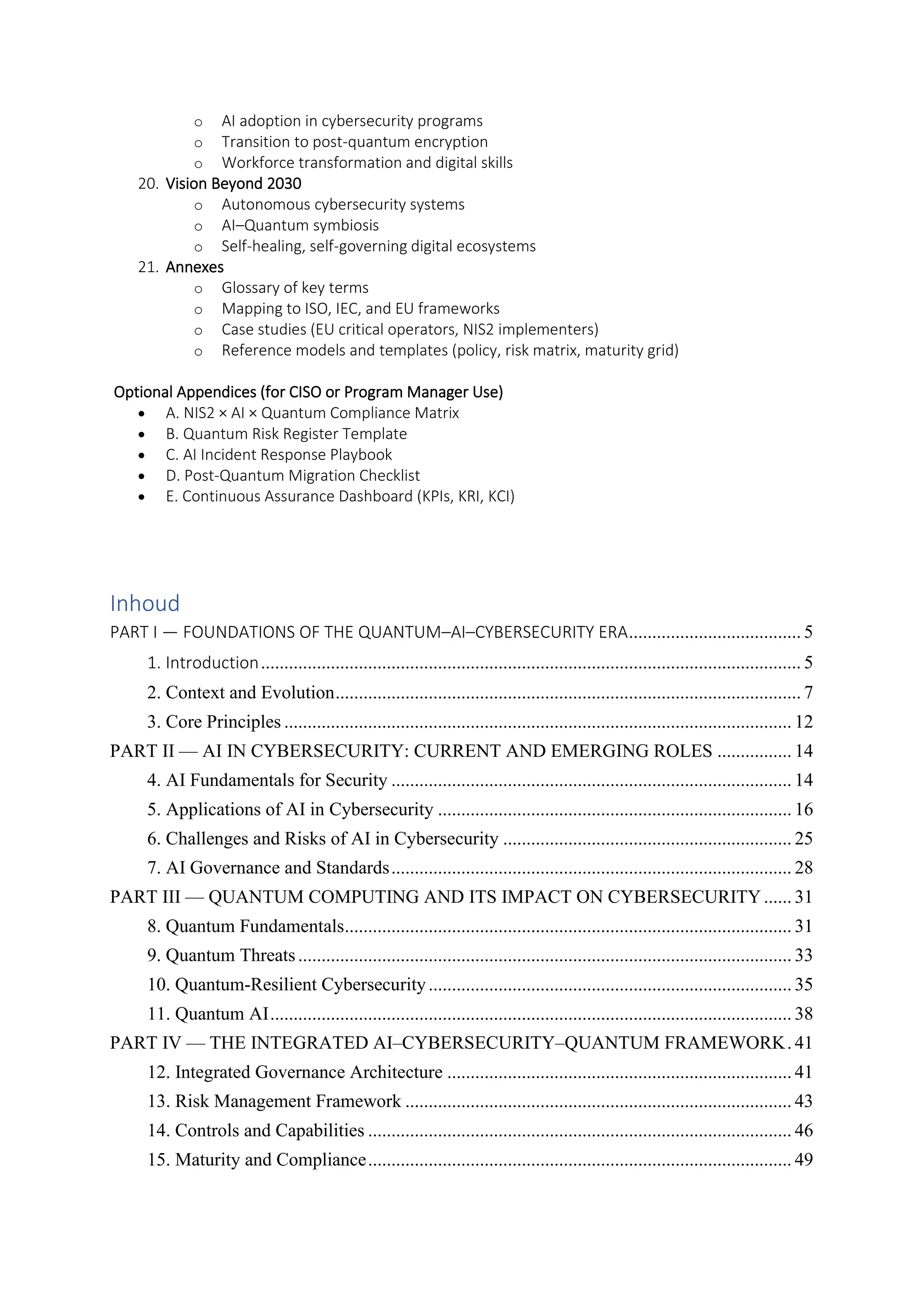 Ai Cybersecurity Framework For The Quantum Era Pdf