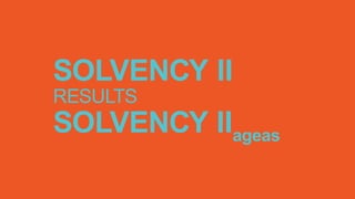 SOLVENCY II
RESULTS
SOLVENCY IIageas
 