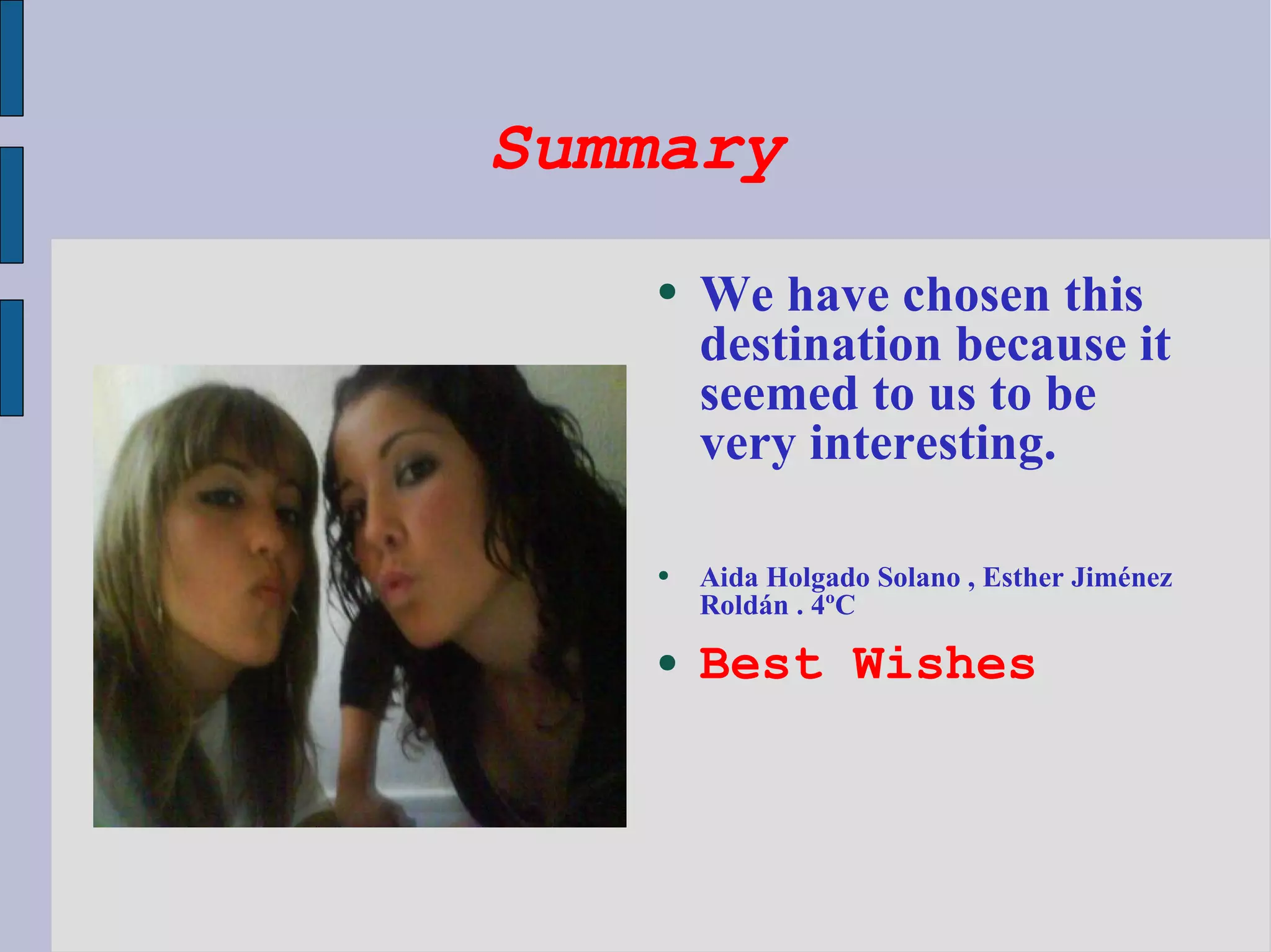 Aida Holgado Y Esther Jimenez 4ºC | PPT