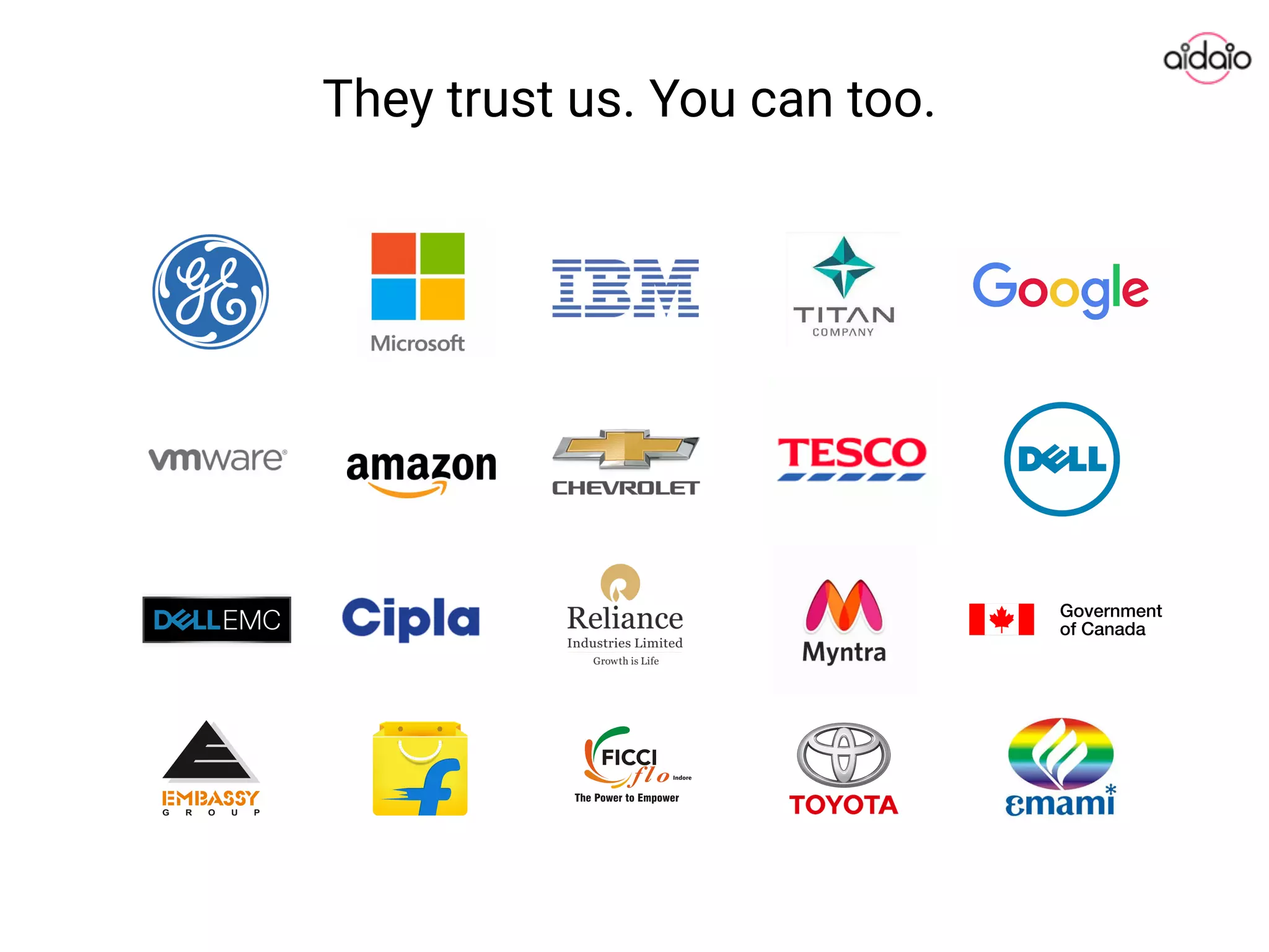 They trust us. You can too.
 