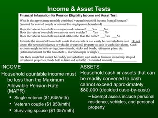 Veterans Aid and Attendance Benefit | PPT