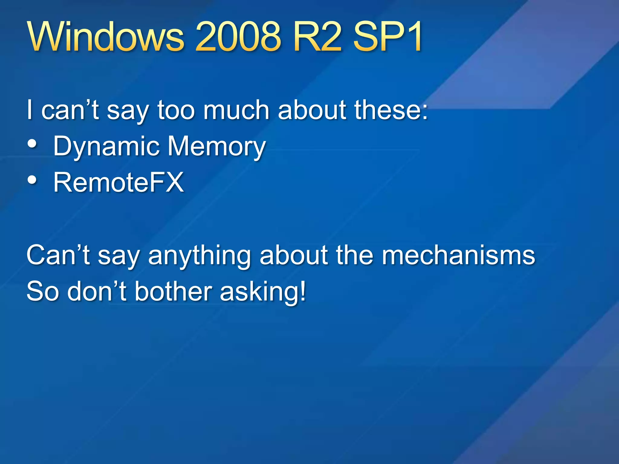 Have worked with both ESX and Hyper-V