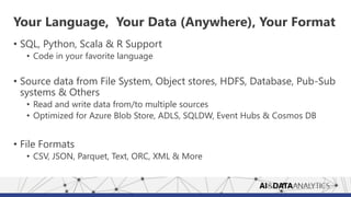 Ai & Data Analytics 2018 - Azure Databricks for data scientist | PPTX