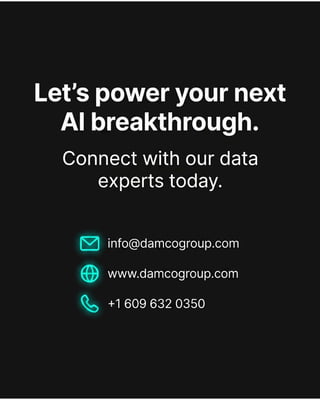 AI Data Collection Services for ML Models Damco Solutions | PDF
