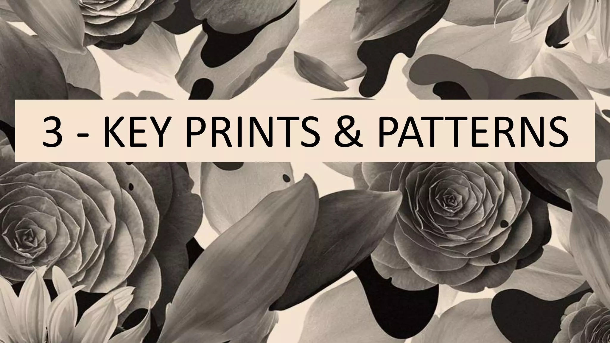 AW 20-21 FASHION & TEXTILE TRENDS PAGE 19
3 - KEY PRINTS & PATTERNS
 