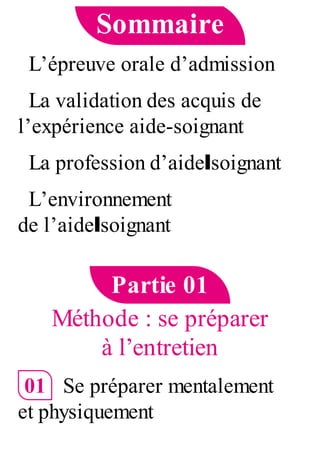 Aide Soignant Oral Concours 13 Editions Foucher