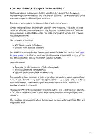AI Decision Automation in Banking: Transforming Workflows into ...