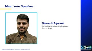 AI Deep Dive - Inside SupportLogic Machine Learning Architecture | PDF