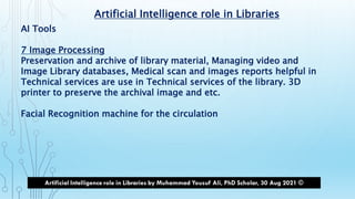 Artificial Intelligence role in Libraries | PPTX