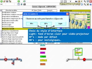 AZprocede: interface simulateur
