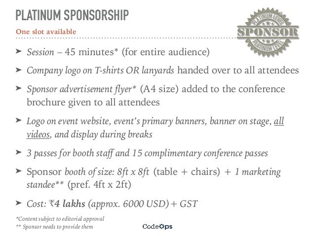 aidevdays conference sponsorship deck conference sponsorship flyer