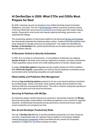 AI DevSecOps in 2025_ What CTOs and CISOs Must Prepare for Next.pdf