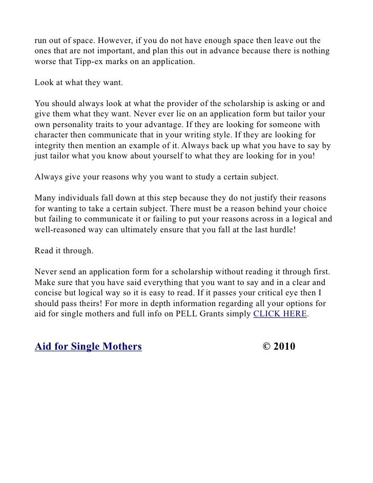 Single mom going back to school essay picture