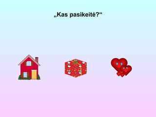„ Kas pasikeitė?“ 
