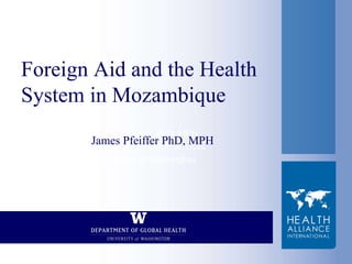 James Pfeiffer PhD, MPH 