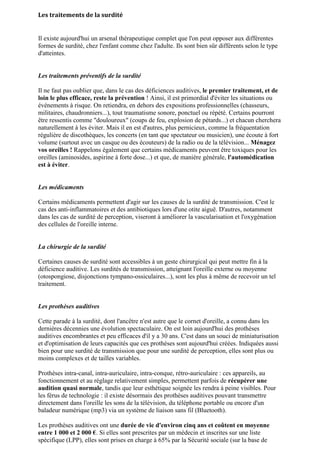 Aid la surdité marjo