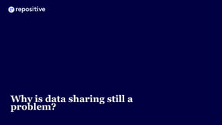 Why is data sharing still a
problem?
 