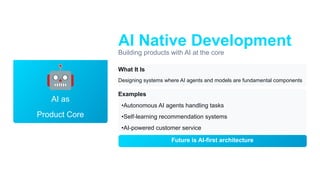 AI Driven & AI Native Development AI native development | PDF