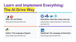 AI Driven & AI Native Development AI native development | PDF