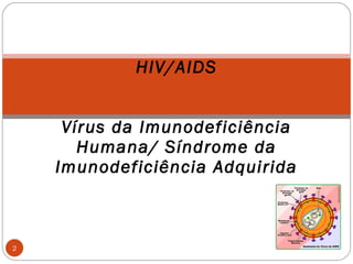 HIV/AIDS Vírus da Imunodeficiência Humana/ Síndrome da Imunodeficiência Adquirida 
