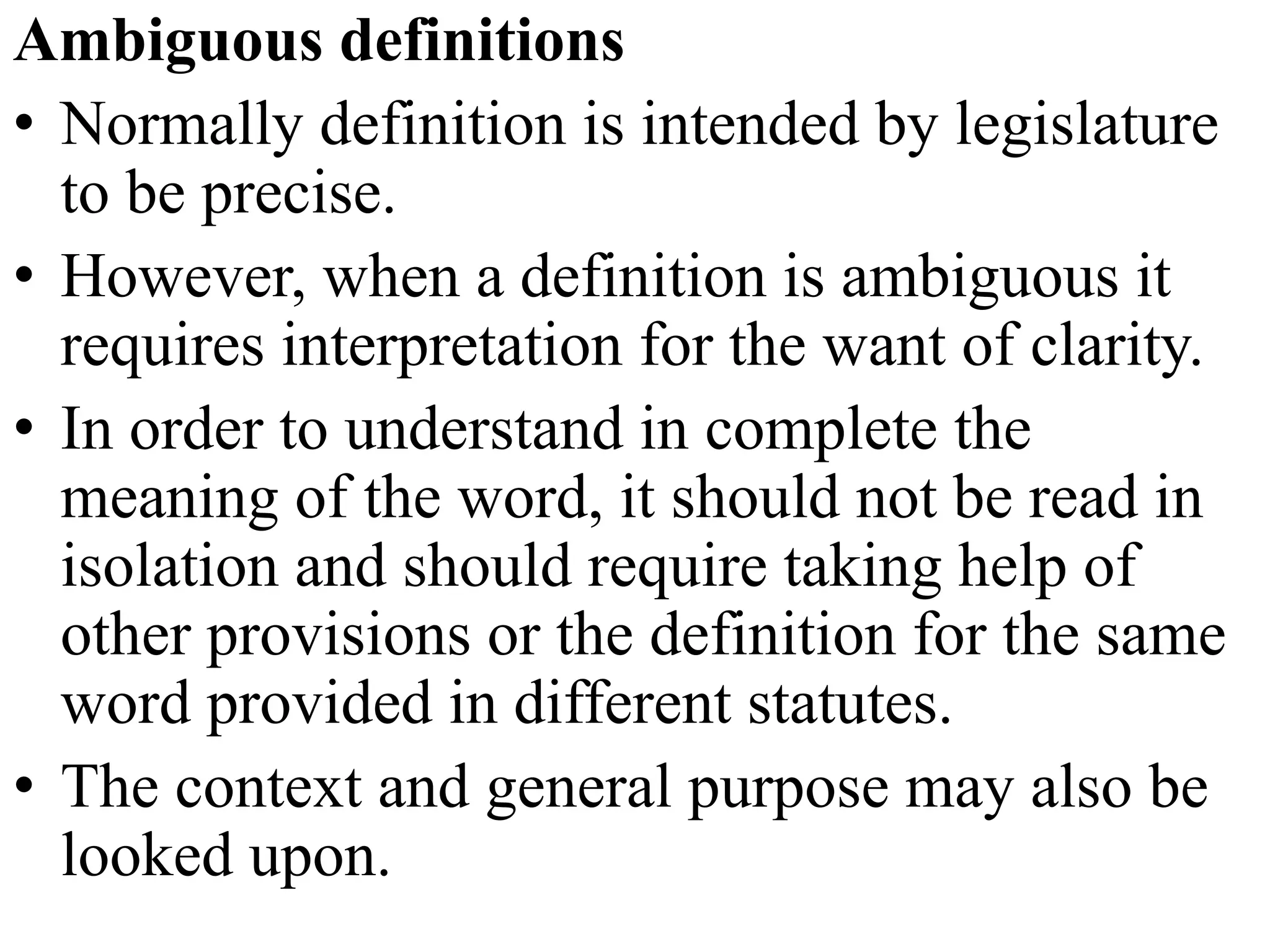Aids To Interpretation Interpretation Of Statutes Pptx Aids To Interpretation Interpretation Of Statutes Pptx