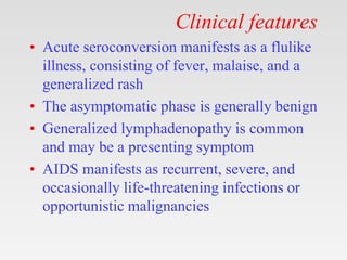Seroconvcersion Rash AIDS and HIV.pptx