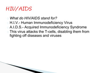 AIDS Day Presentation for medical students | PPT