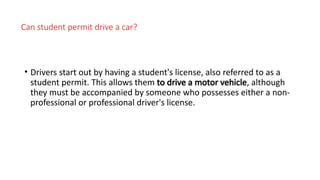 Aide for drivers CERTIFICATE OF APPEARANCE | PPTX