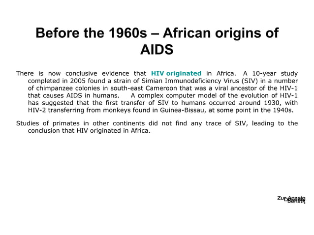 Aids History In Africa PPT aids-history-in-africa-ppt