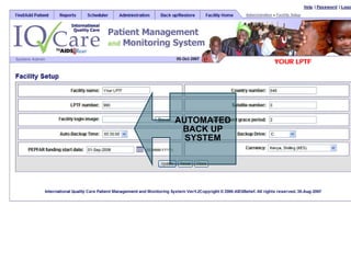AUTOMATED BACK UP SYSTEM 